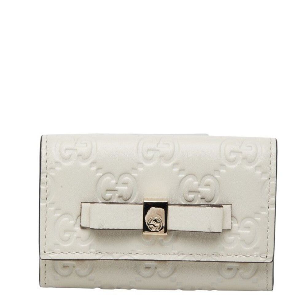 Gucci Guccissima Ribbon Key Case